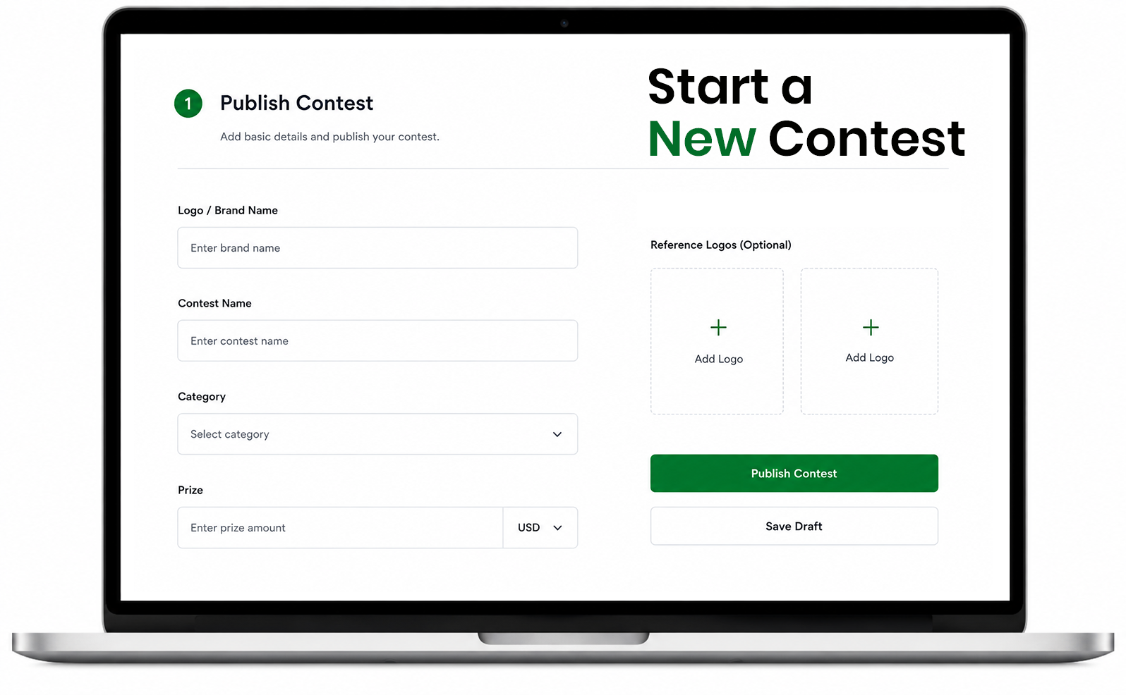 How Design Contests Work - Step 1: Publish Contest
